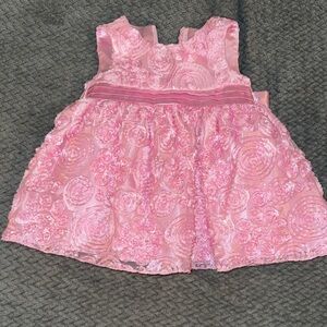 American Princess Pink Floral Kids Dress